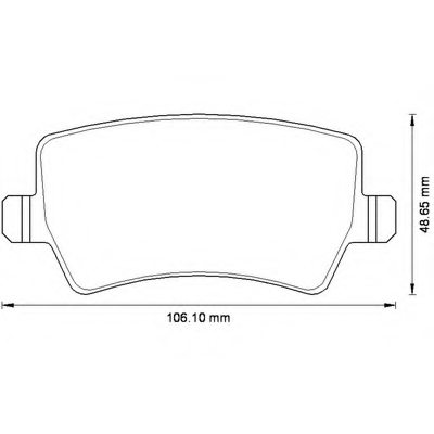 Brembo Brake pad rr